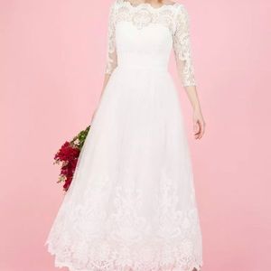 White Lace Wedding Dress
